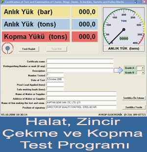 Testing System Pulling and Breaking Off